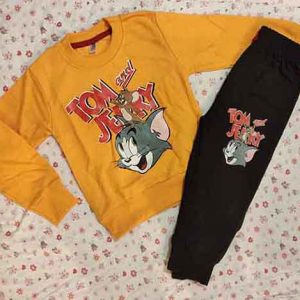 Rumeno črni dvodelni komplet